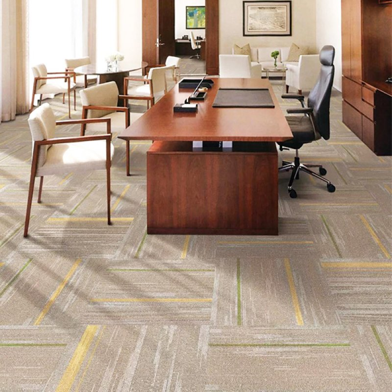 High quality nylon carpet commercial office floor square interlocking carpet tiles 50x50