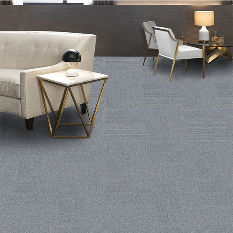 Comercial use carpet tiles 50x50 PVC backing fireproof office carpet tiles