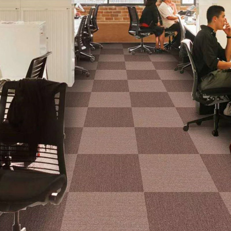 Comercial use carpet tiles 50x50 PVC backing fireproof office carpet tiles