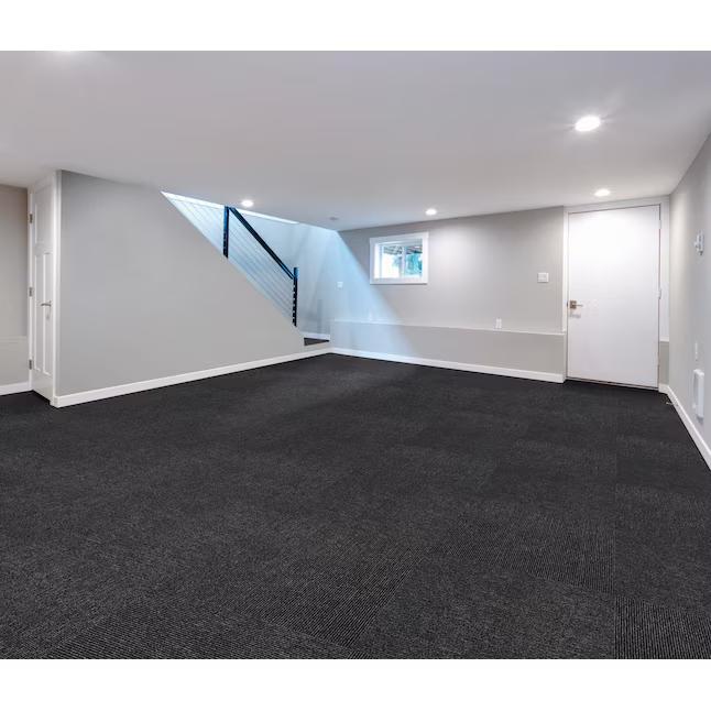 Comercial use carpet tiles 50x50 PVC backing fireproof office carpet tiles